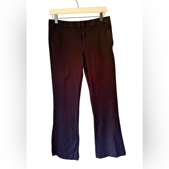Banana Republic Bootcut Stretchy Black Low Rise Side Pocket Pants Size 6 - Picture 1 of 6